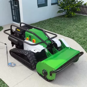 Professional Remote-controlled Steel Mower Gas-Powered Cordless Grass Cutter Adjustable Cutter Head