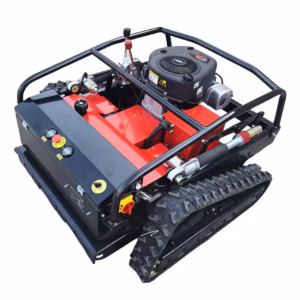 China Advanced Tech Rc Flail Lawn Mower 800 mm 1000 mm Cutting Width Remote Control Mower with RC Clutch